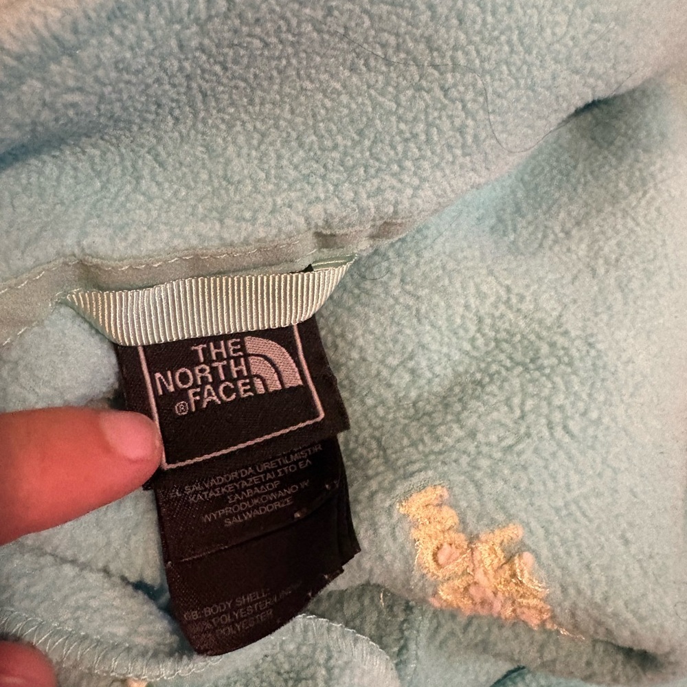 The North Face Sky Blue Fleece Outerwear